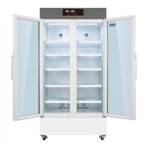 Climate Class N 756L Glass Door Lab Refrigerator With Over-Temperature Alarm