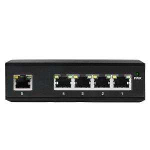 China 5 Port Gigabit Ethernet Switch 24v Industrial Unmanaged Switch 10/100/1000Mbps supplier
