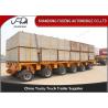 China Multi Axles Hydraulic Modular Trailers / Transportation Trailer Heavy Large Beams wholesale