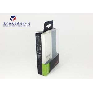 China Hard Plastic Box Packaging Clear PET Folding Boxes Clear Window On Front Side supplier