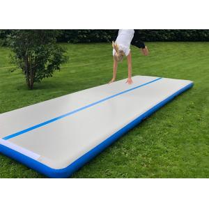 China Custom Made Color Inflatable Air Track Drop Stitch Fabric Jump Higher Inflatable Gymnastics Mats supplier