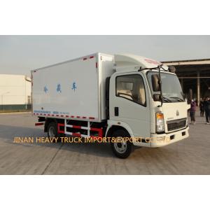 China 2 Axle 5T Howo Light Duty Commercial Trucks Refrigerator Cold Room Van supplier
