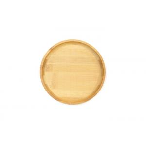 Bamber Large Size Bamboo Serving Tray, Round Shape for High Quality Bamboo Serving Tray