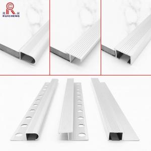 Gold Grooved Aluminum Step Edge Trim Stair Tread Anti Slip Inserts Anodized