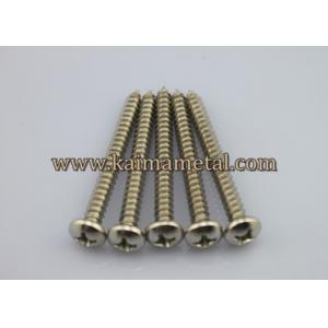 China Pan head tapping screws, material of stainless steel, carbon steel supplier