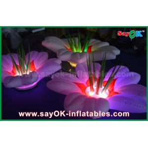 Flower Shaped Inflatable Lighting Decoration , Wedding Inflatable LED Light