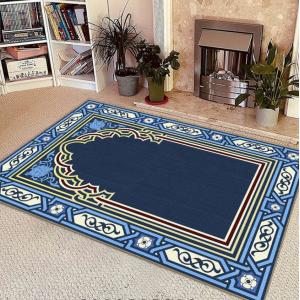 Worship Crystal Velvet Floor Carpets Shag Area Rugs For Ancient Week Pray
