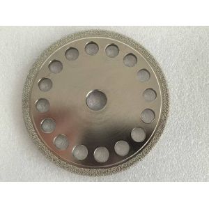 China D40/45グリット カスタマイズ可能な形状と長寿命を備えた鋳鉄研削用高性能真空ろう付けダイヤモンドホイール wholesale