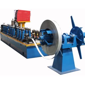 China O moinho de tubo automático 7.5KW do círculo do soldador 1-15m/min Ss conduz a fatura da máquina supplier
