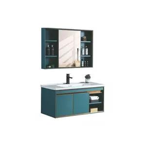Aluminum Bathroom Wash Basin Cabinet Small Wash Basin With Cabinet