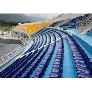 PP Injection Outdoor Stadium Chairs Plastic Fixed Audience Seating For Gym