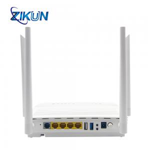 GPON XG PON ONU AX3000 WiFi 6 ONT 4GE SC / UPC Connector ZC-530NX6