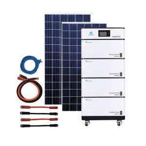 China Hogar 48V Solar todo en un kit Grado A Fuente de una parada con paneles solares supplier
