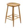 Northern Nature Wooden Round Bar Stools For Party / Kitchen , Commercial Bar