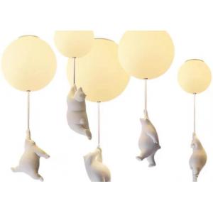 Romantic Kids Children Bed Room Pendant Light Colourful Glass Balloon Led Ceiling  Lamp