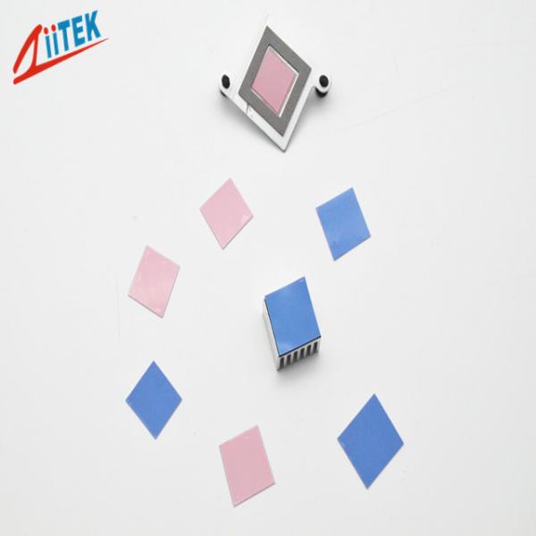 Pink Low Resistance Thermal phase chaging materials Interface Pad For Computer