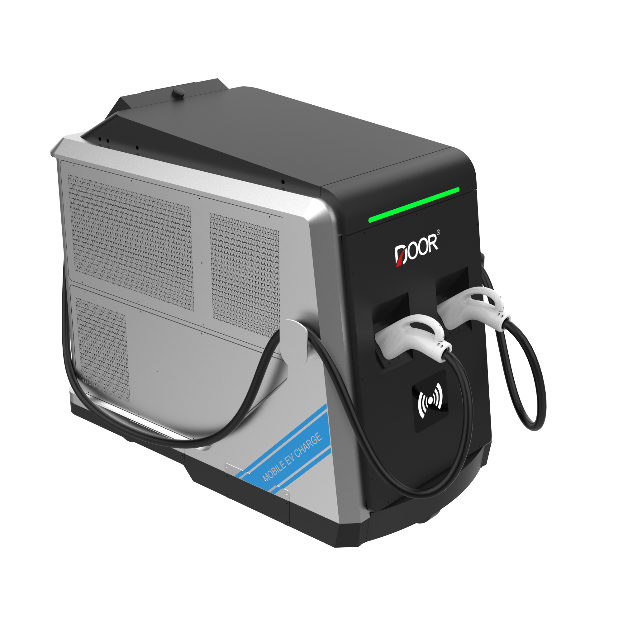 80KW Mobile EV Charging Station CCS1 / CCS2 Mobile DC Fast Charger