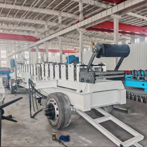 China Automated Hydraulic Cutting Downpipe Forming Machine with PLC Control wholesale