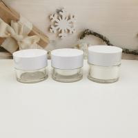 China Empty AS Plastic Cosmetic Cream Jar Skincare Body Butter Containers 15g 30g 50g on sale