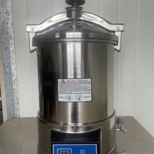 China Medical Dental Laboratory Autoclave Sterilizer Portable 18L 24L Electric Heating supplier