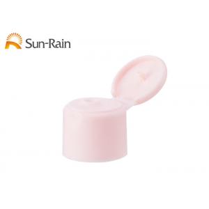 China Pink Plastic Flip Top Caps , Pump Aluminum Cap 24/410 28/410 SR204C wholesale