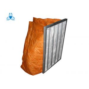 China Medium Efficiency F6 Pocket Air Filter Hvac Duct Cleaning , Low Initial Pressure Drop supplier