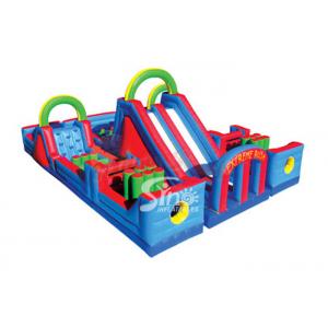 China Outdoor Kids Commercial Inflatable Obstacle Course For Inflatable Playground Equipment supplier