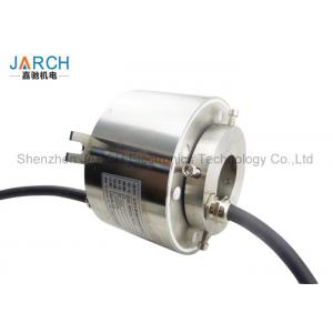 China Shaft Mounted Through Bore Slip Ring Under Sea Water 10M S316L Housing Material IP68 supplier