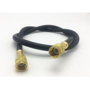China 5MM Black Color Air Conditioner Refrigeration Charging Hose , Freon Charging Hose supplier