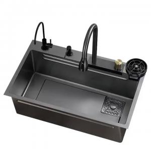 Modern Kitchen Stainless Utility Sink Rectangular With Large Single Tank