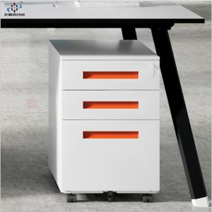 0.4mm To 1.0mm 3 Drawer Lockable Filing Cabinet ISO9001