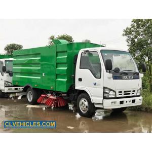 China ISUZU N Series Truck Road Sweeper 2500L Water Tank And 5000L Garbage Tank supplier