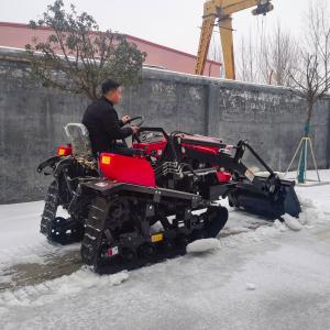 Agricultural Diesel Engine 50HP Sitting Drive Crawler Tractor With Loader