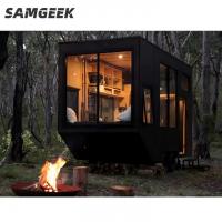 China Quick Assembled Sound Proof Glass Custom Tiny Prefab House Steel Frame Home on sale