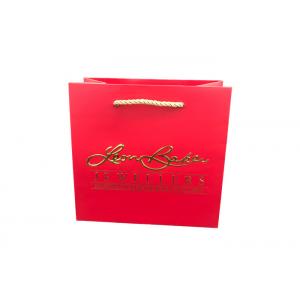 Premium Decorative Jewelry Packaging Bags Golden Hot Stamping OEM Service