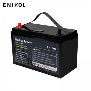 China Solar 12V Lithium Battery 100ah Lifepo4 Lithium Ion Car Battery Built In BMS supplier