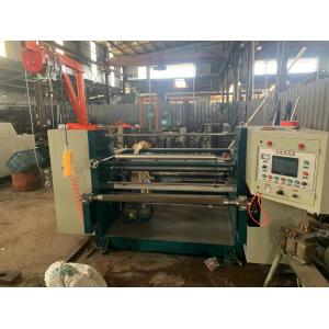 Single Axis  Paper Film Rewinding And Slitting Machine Roll Slitter Rewinder Single Axis