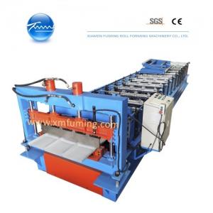 China Container Roof Roll Forming Machine 7.5KW Precise Cutting Length supplier