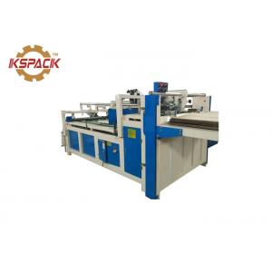 China Semi Automatic Folder Gluer  For Small Corrugated Cardboard Box Making Machine supplier