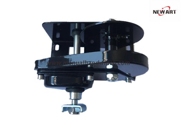 Small Black 800lbs Automatic Brake Manual Lifting Winch , Trailer Hand Winch To Pull