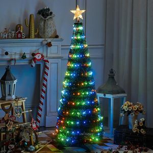 1.8M LED Smart Remote Control RGB Christmas Tree Fairy String Light Copper Wire Fairy Light DIY Holiday Wedding Garland