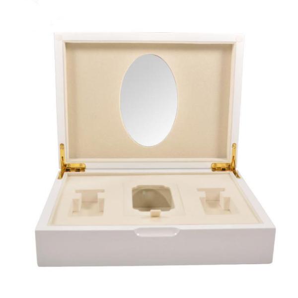 China Custom Perfume Wooden Box Laser Engraved Handmade With Velvet Lining wholesale