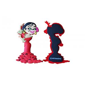 China Woman Shape Soft Fridge Magnets Anti Ultraviolet Promotional Souvenirs wholesale