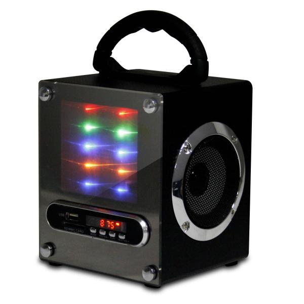 China Audio actif mené de haut-parleurs stéréo de boîte portative extérieure légère de Subwoofer # JS503A supplier