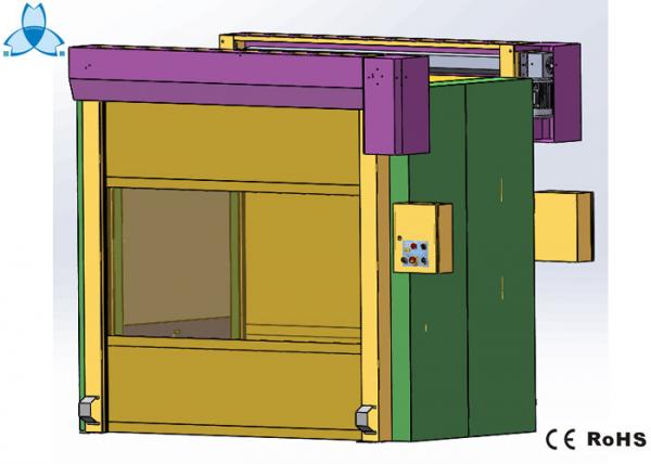 Cold Rolled Steel Cleanroom Air Shower , Air Shower Room With High Speed Shutter