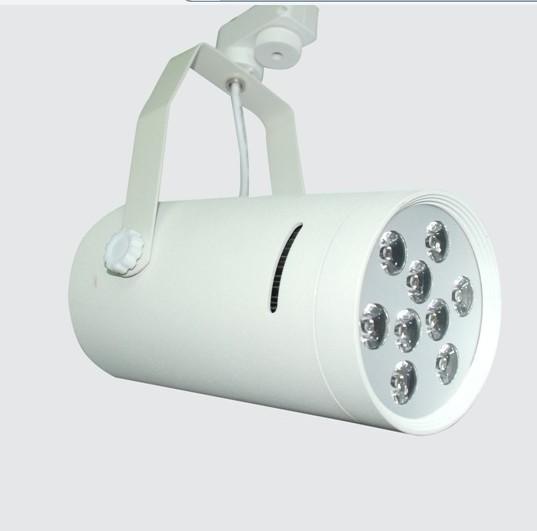 Customized White Shell Led Track Lighting Epistar Type 50000 Hours Life Span