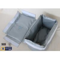 China Fiberglass Thermal Insulation Jackets Removable Grey 260℃ Electrical Insulation on sale