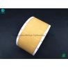 Cig / Tobacco Filter Paper Pearlized Hot Stamping Printing Perforation Smooth