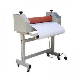 China Max 8mm Laminating Thickness Electric Laminating Machine with Foot Pedal Control supplier