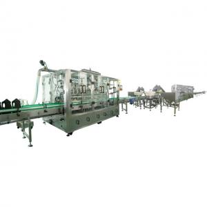 Shampoo Lotion Automatic Bottle Filling Machine 6000 Bottles/hour Production Line Speed